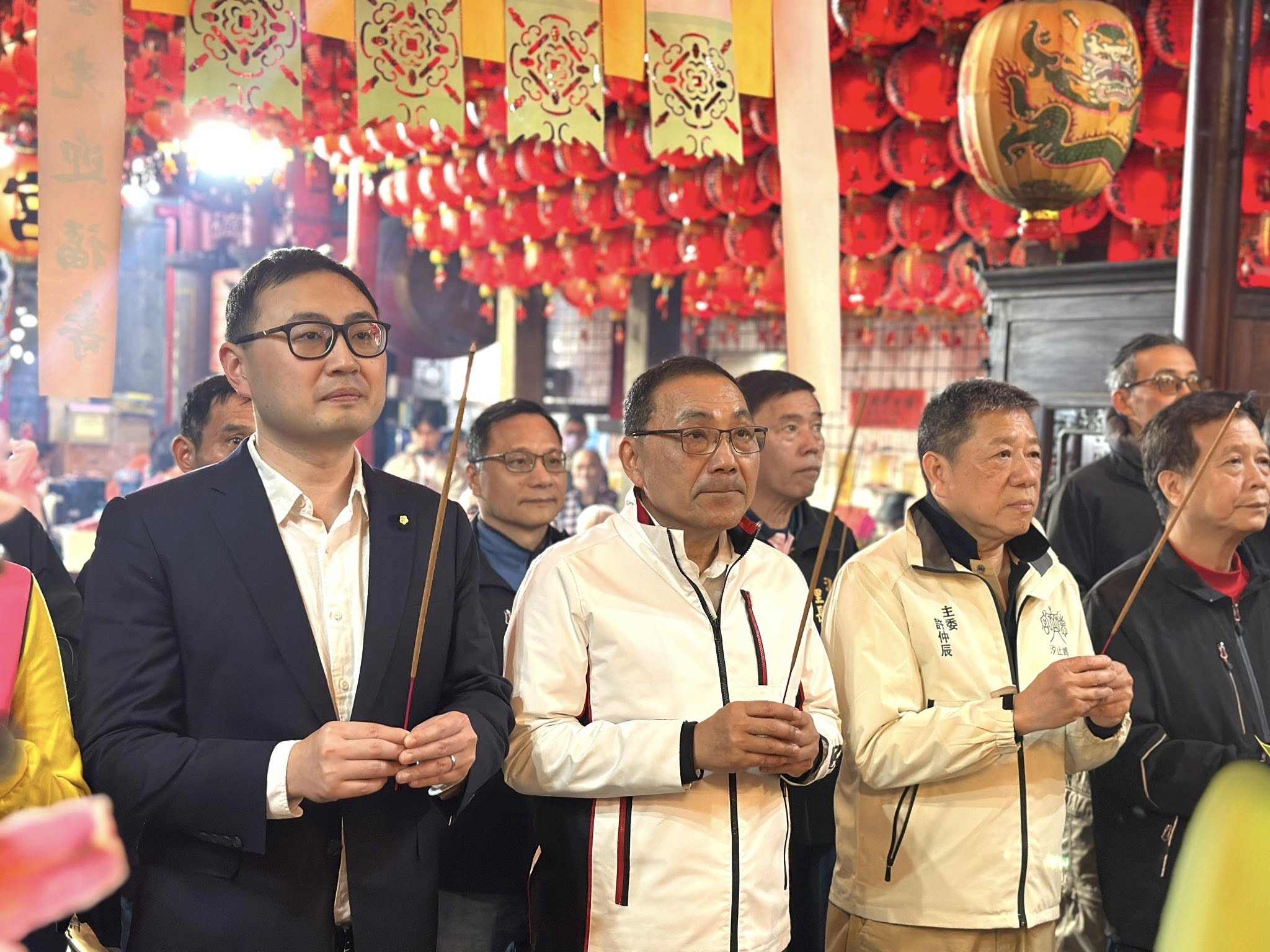 歡迎侯友宜市長蒞臨濟德宮參香拜年