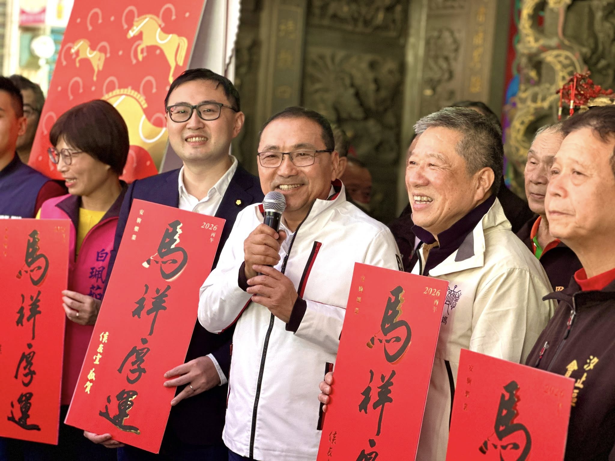 歡迎侯友宜市長蒞臨濟德宮參香拜年