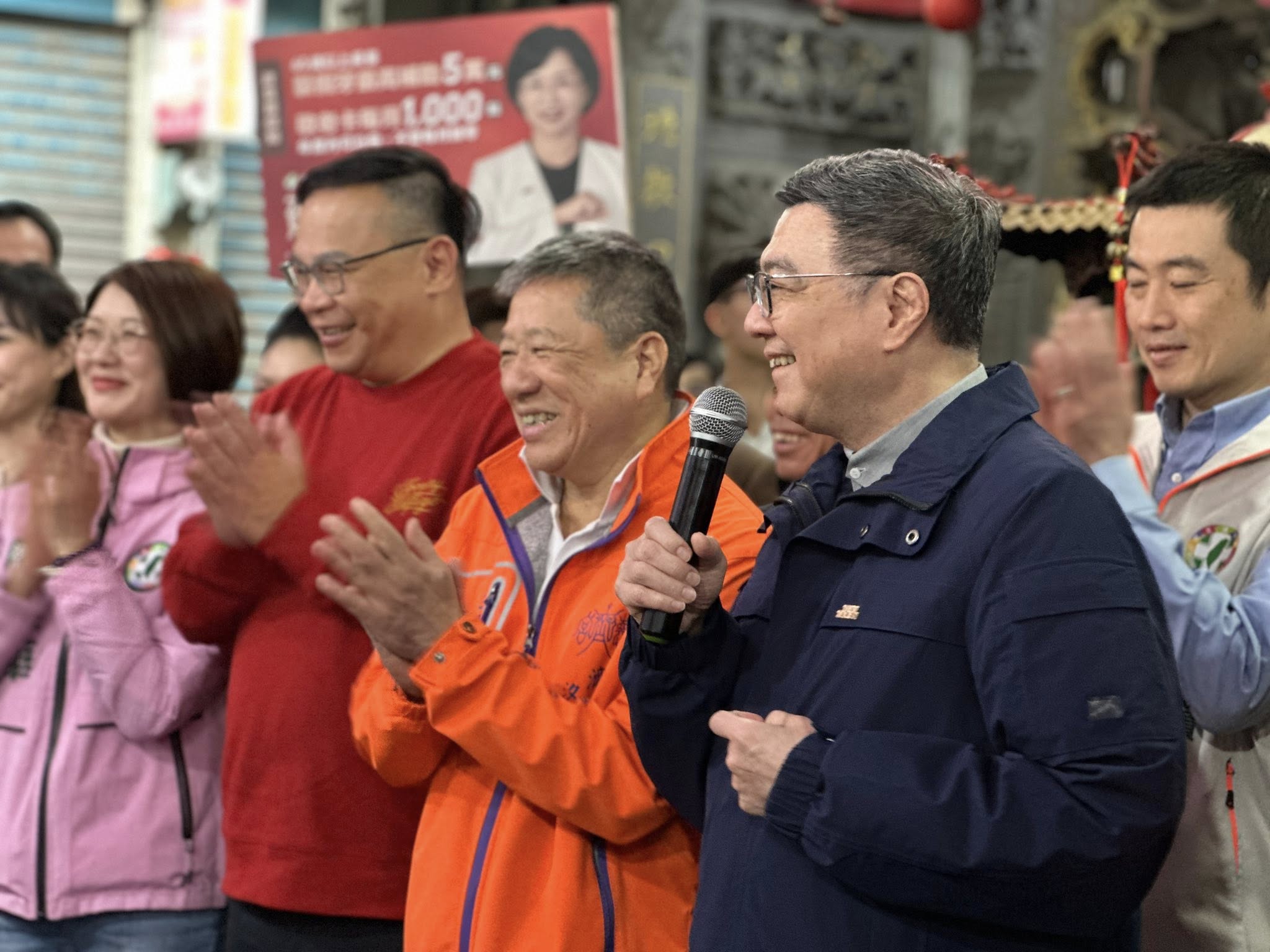 歡迎行政院長卓榮泰蒞臨濟德宮參香拜年