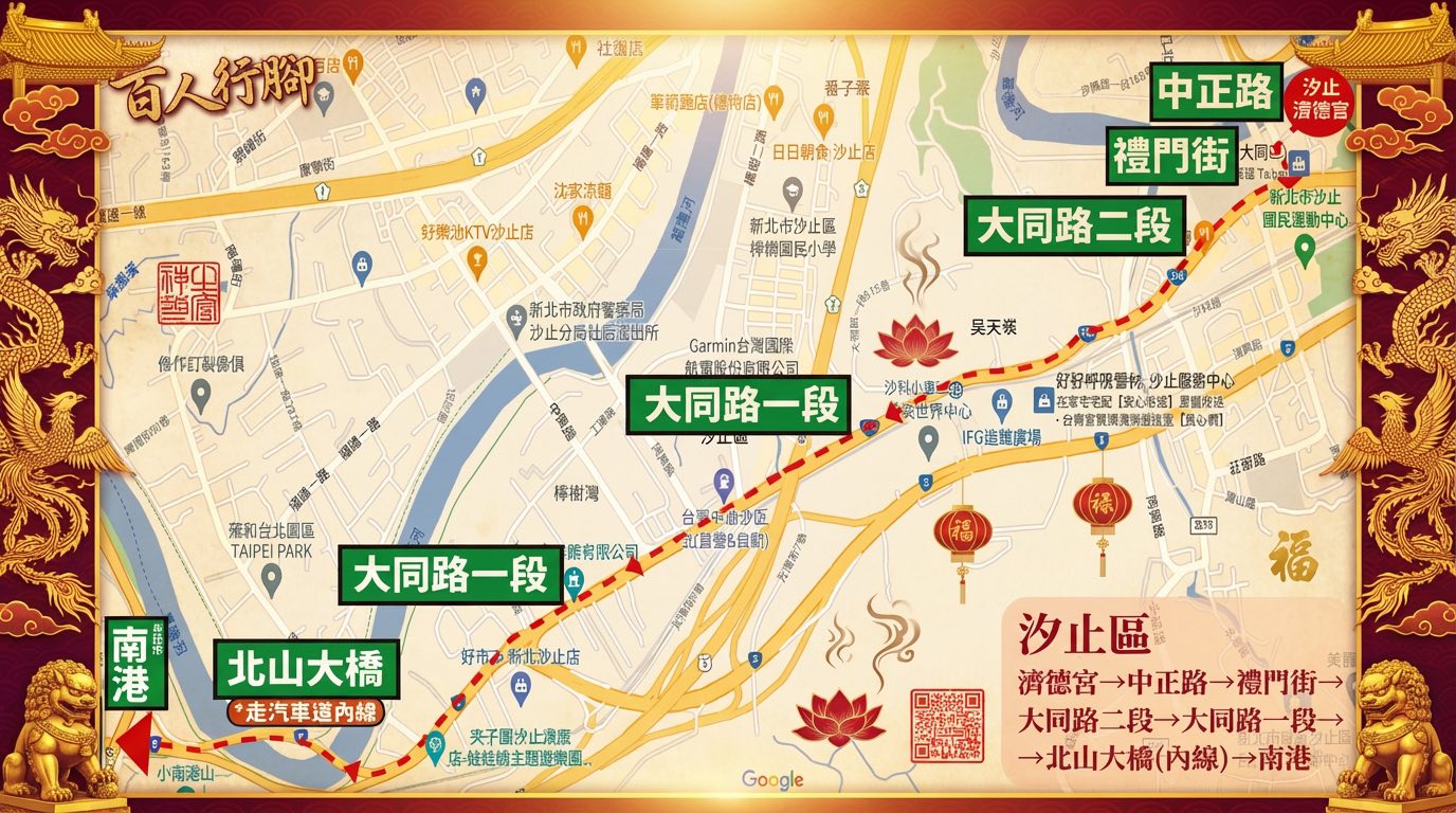 2026濟德宮百人行腳松山｜路線公開