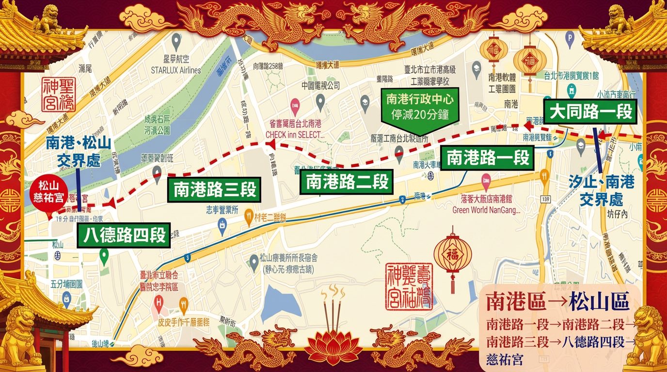 2026濟德宮百人行腳松山｜路線公開